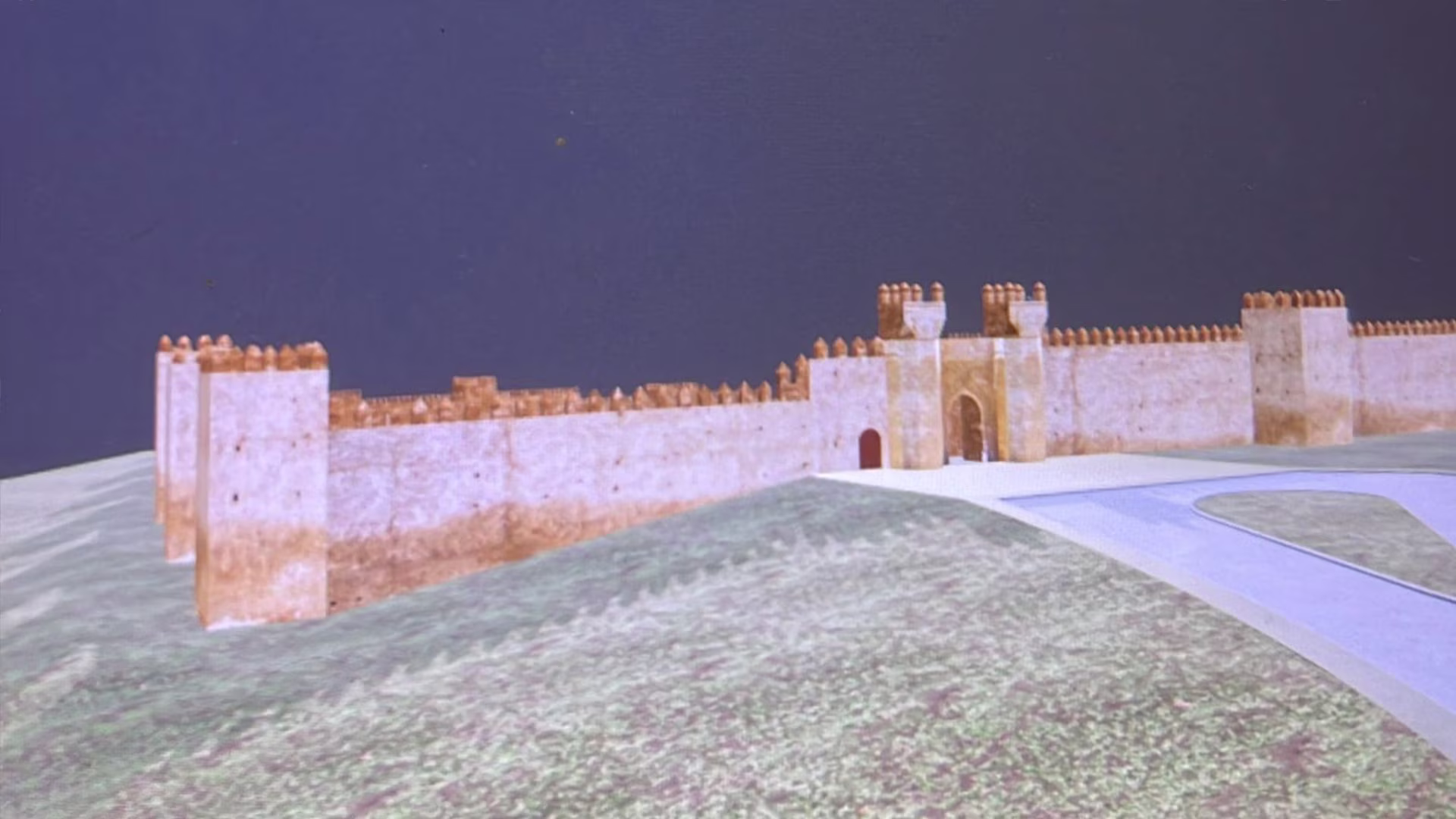 Early Lost In SalaColonia prototype recreating the Chellah gate
