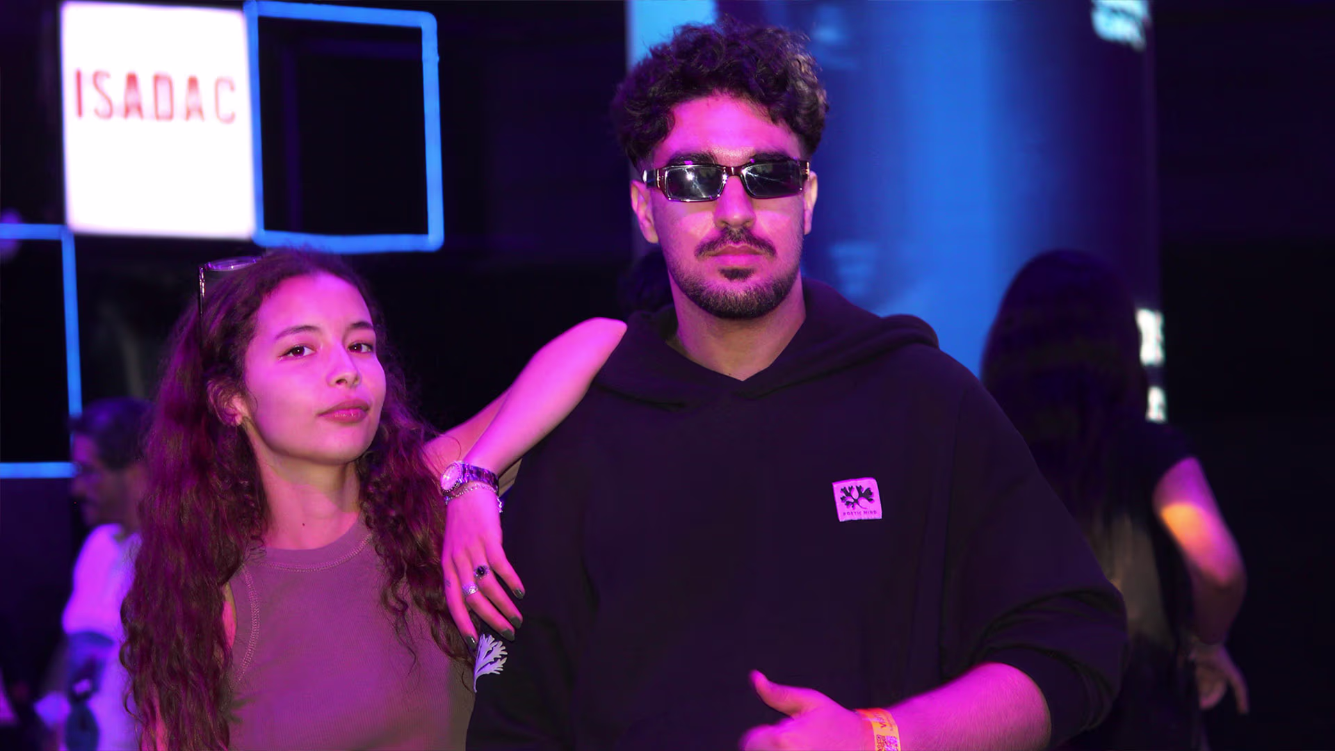 Two Video Game Creator participants after their expo presentation