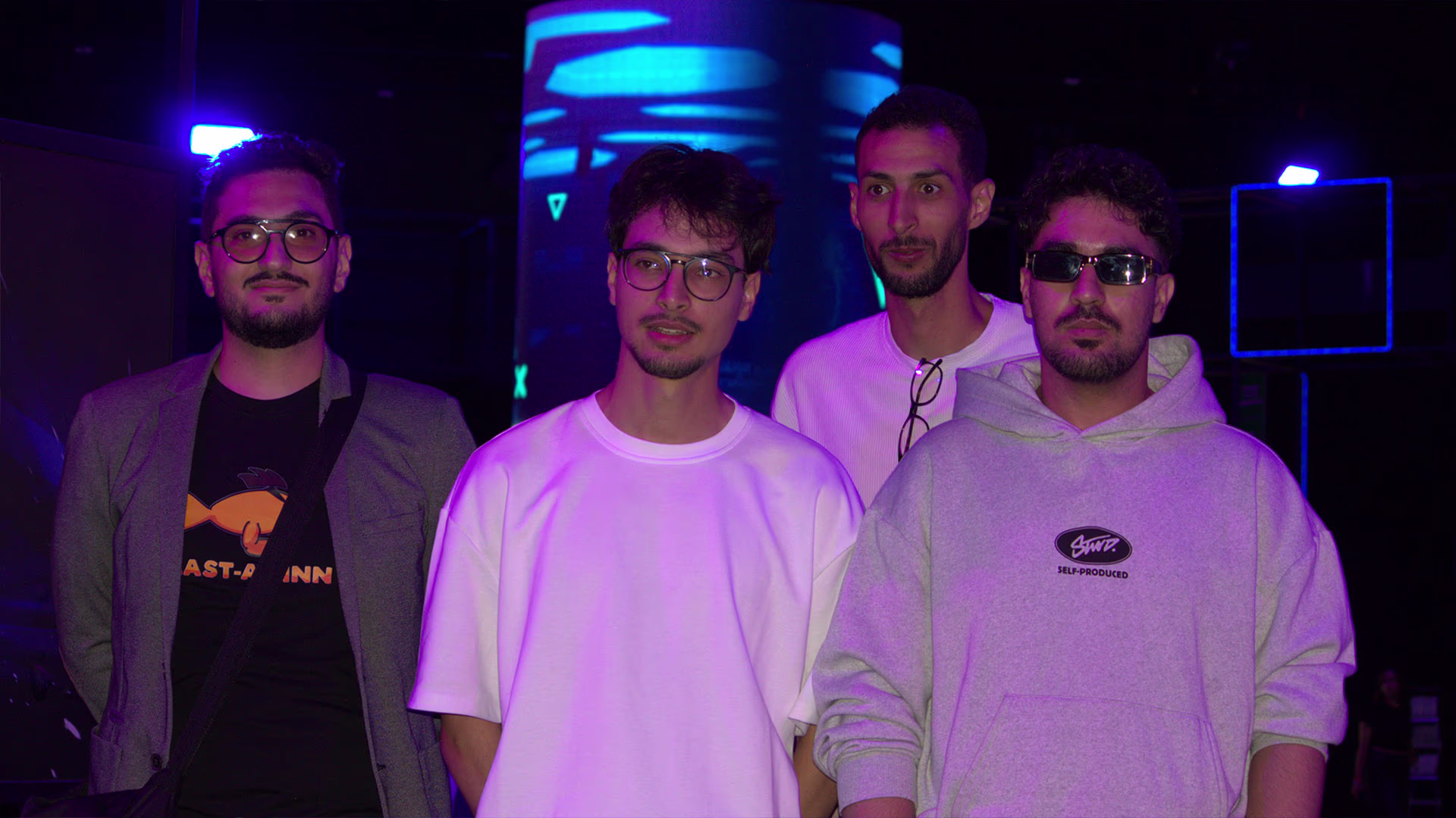 Three Video Game Creator participants at Moroccan Gaming Expo 2025